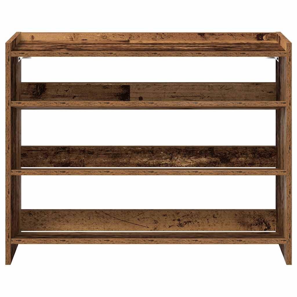 Ράφι παπουτσιών  Παλιό ξύλο 80x25x62 cm Κατασκευασμένο ξύλο - Pakobazaar