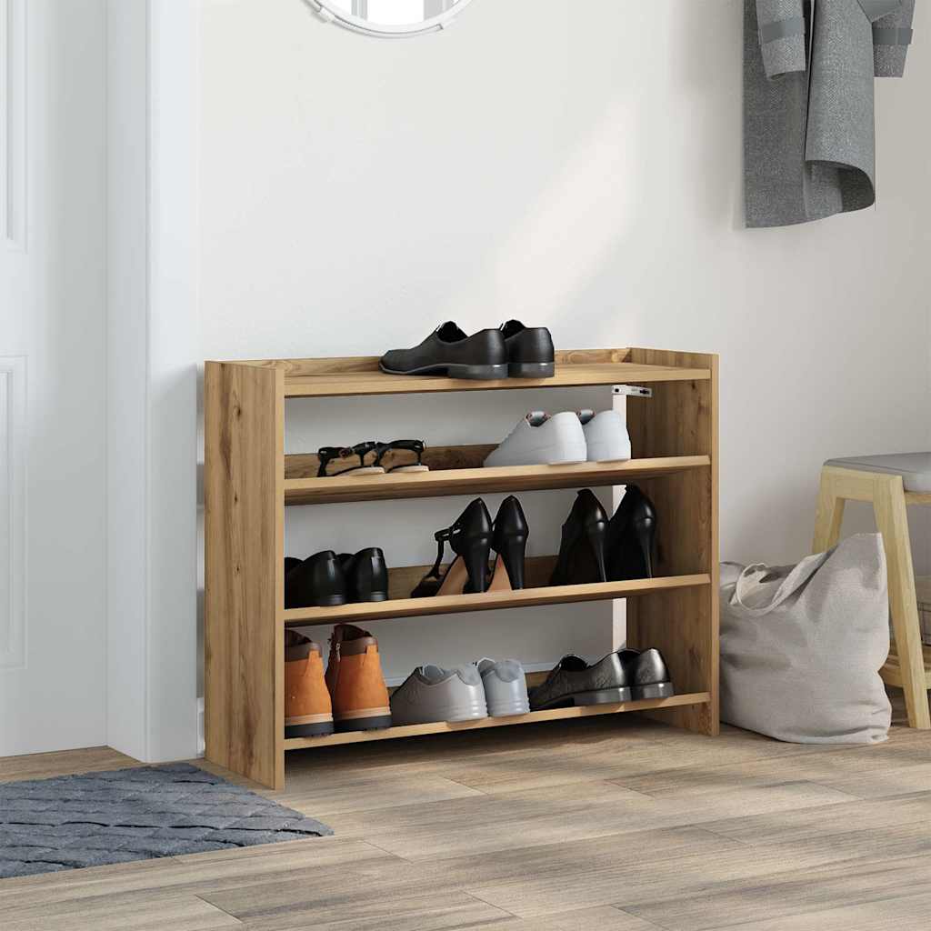 Ράφι παπουτσιών  Artisan Oak 80x25x62 cm Κατασκευασμένο ξύλο - Pakobazaar