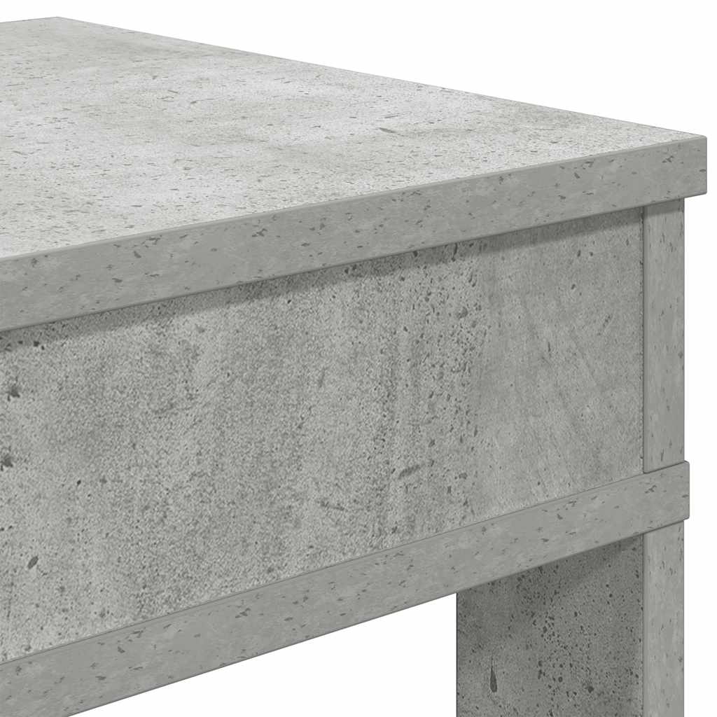 Ράφι παπουτσιών  Γκρι μπετόν 60x30x98 cm Κατασκευασμένο ξύλο