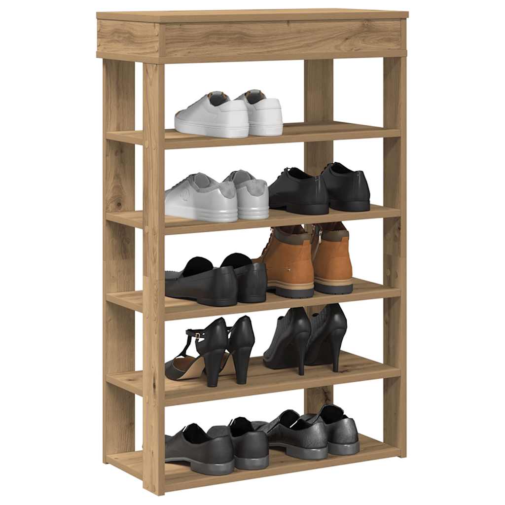 Ράφι παπουτσιών  Artisan Oak 60x30x98 cm Κατασκευασμένο ξύλο - Pakobazaar