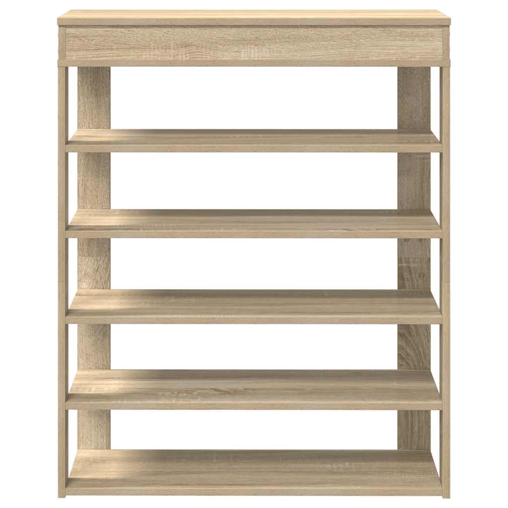Ράφι παπουτσιών  Sonoma Oak 80x30x98 cm Κατασκευασμένο ξύλο - Pakobazaar