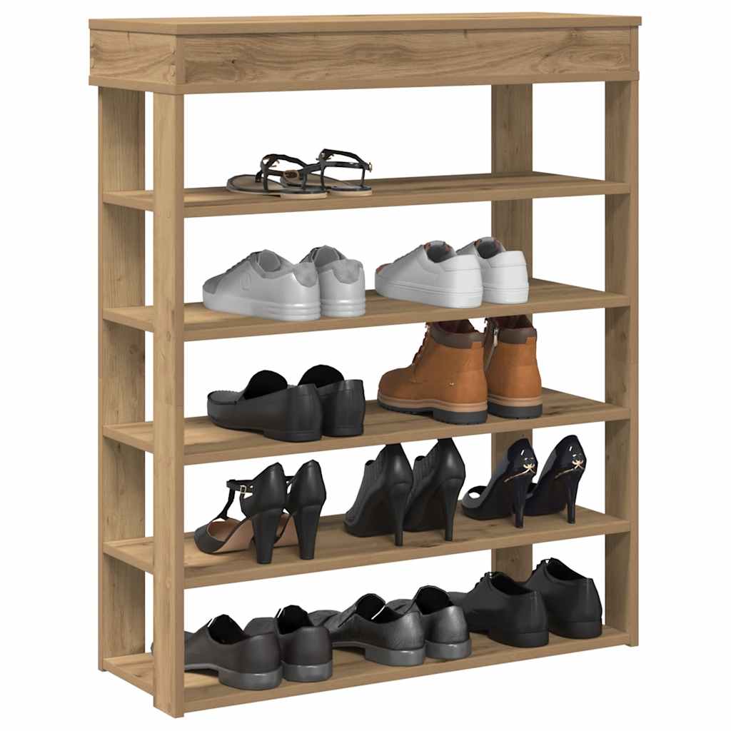 Ράφι παπουτσιών  Artisan Oak 80x30x98 cm Κατασκευασμένο ξύλο
