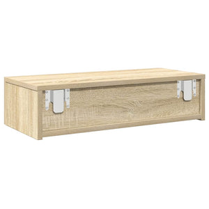 Ράφι τοίχου με συρτάρια Δρυς sonoma 60x26,5x15 cm - Pakobazaar