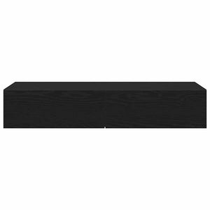 Ράφι τοίχου με συρτάρια Μαύρο 100x36x19 cm Κατασκευασμένο ξύλο - Pakobazaar