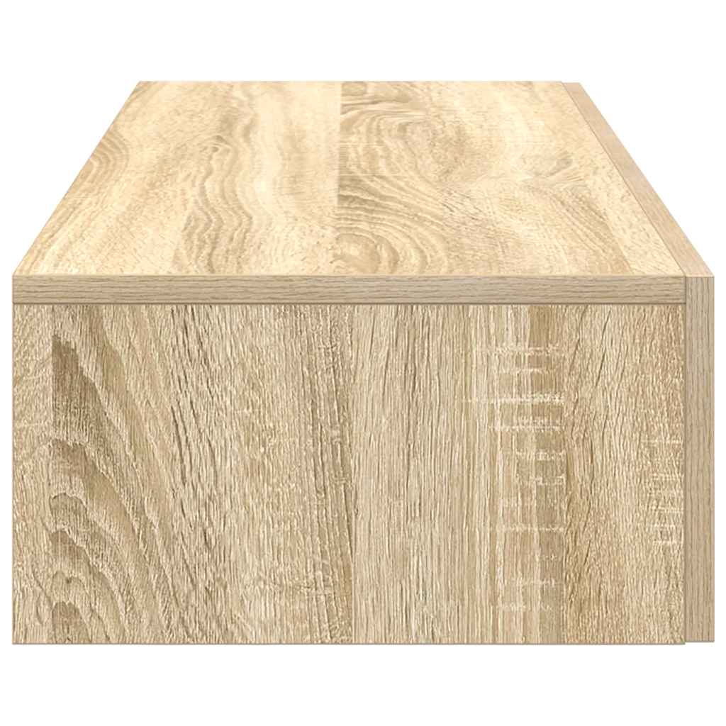 Ράφι τοίχου με συρτάρια Sonoma Oak Κατασκευασμένο ξύλο