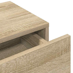 Ράφι τοίχου με συρτάρια Sonoma Oak Κατασκευασμένο ξύλο
