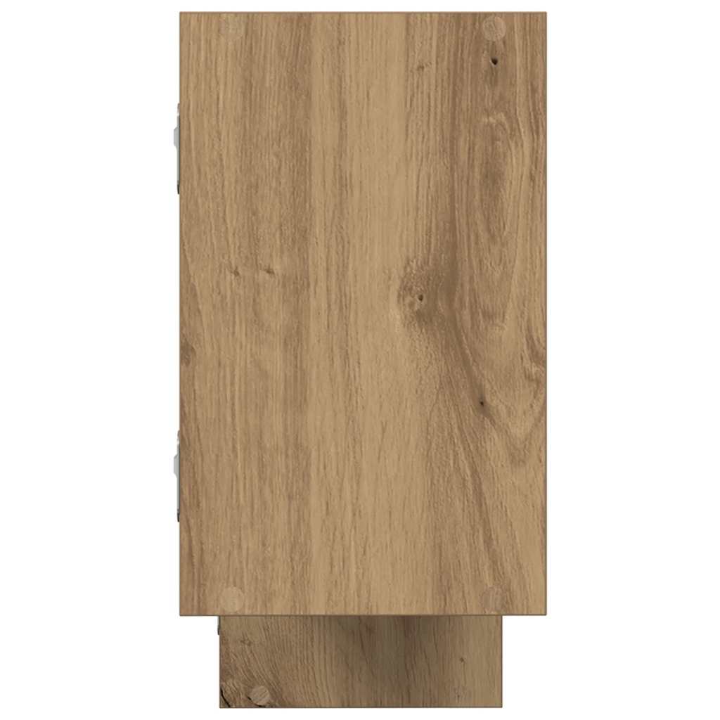 Ράφι τοίχου με κύβους 5 διαμερισμάτων Engineered Wood - Pakobazaar