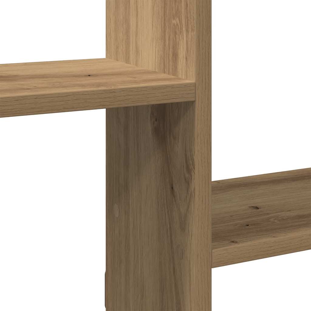 Ράφι τοίχου με κύβους 5 διαμερισμάτων Engineered Wood - Pakobazaar