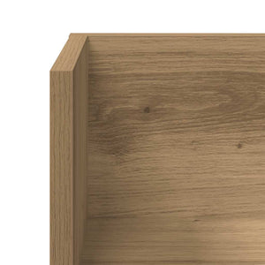 Ράφια τοίχου 2 τεμάχια Artisan Oak Κατασκευασμένο ξύλο - Pakobazaar