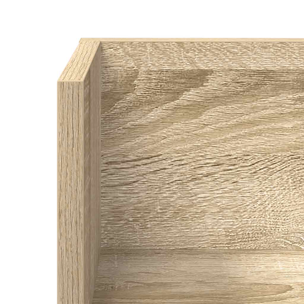 Ράφια τοίχου 2 τεμάχια Sonoma Oak Κατασκευασμένο ξύλο