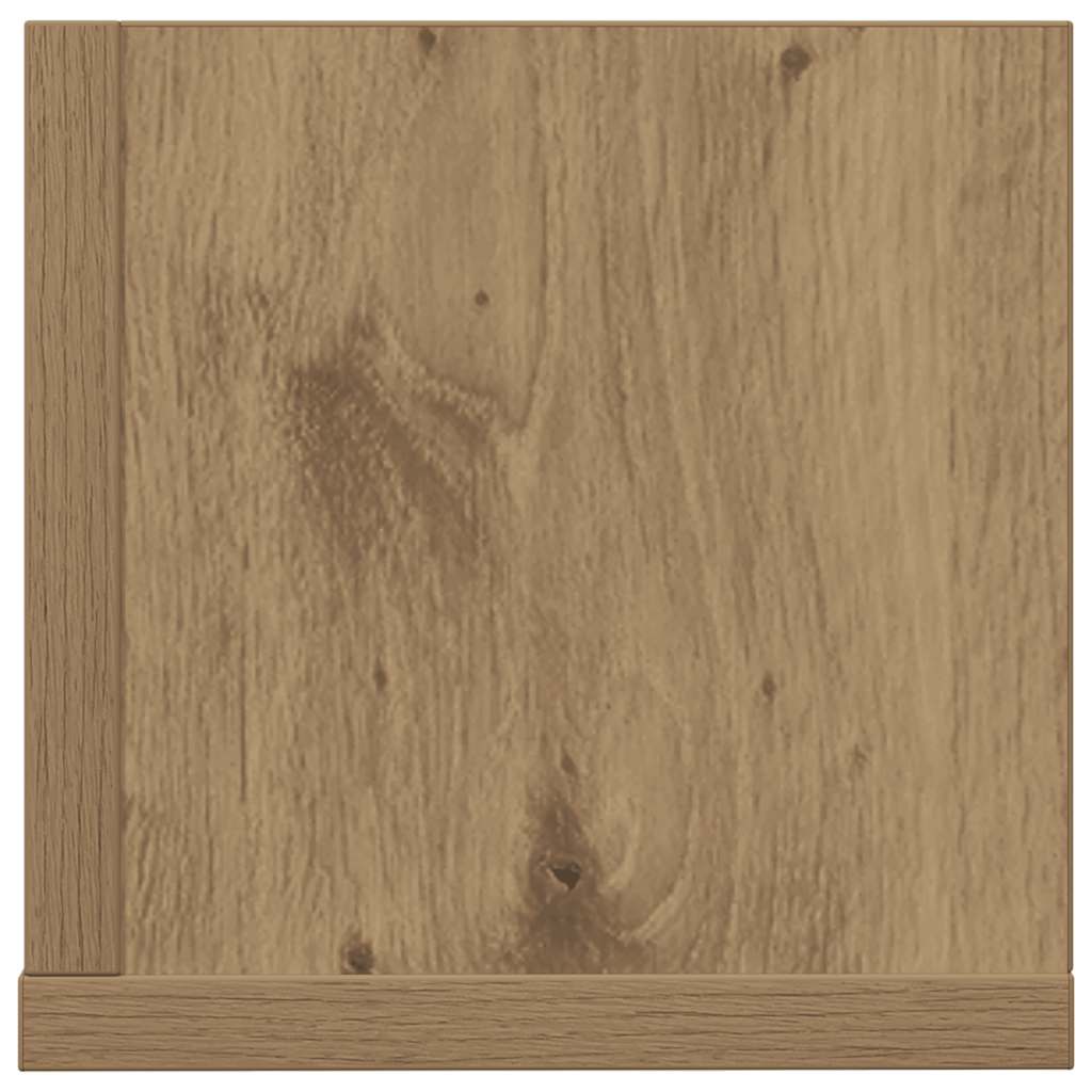 Ράφια τοίχου 2 τεμάχια Artisan Oak Κατασκευασμένο ξύλο - Pakobazaar