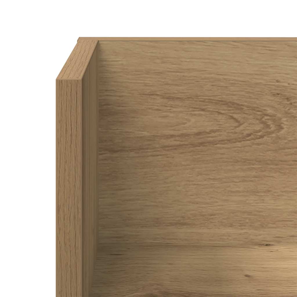 Ράφια τοίχου 2 τεμάχια Artisan Oak Κατασκευασμένο ξύλο - Pakobazaar