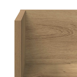 Ράφια τοίχου 2 τεμάχια Artisan Oak Κατασκευασμένο ξύλο - Pakobazaar