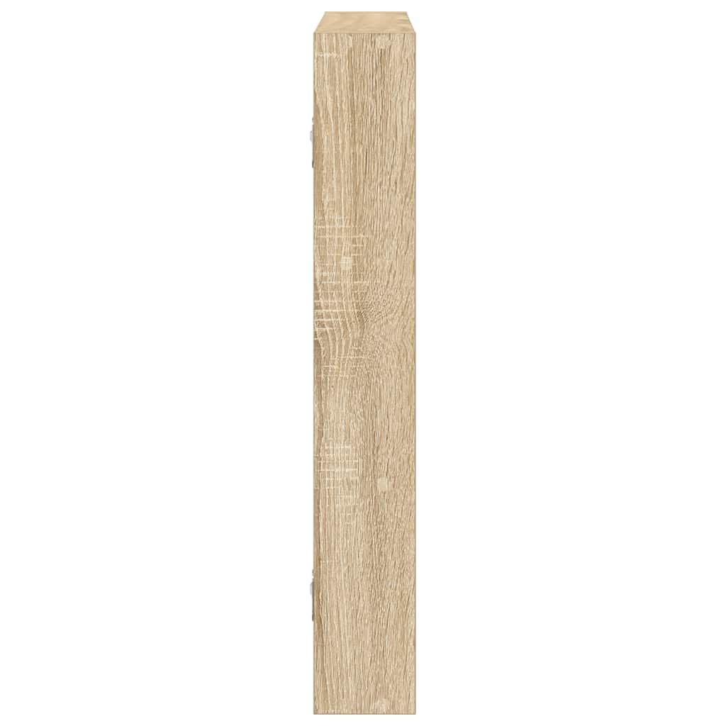 Ραφιέρα Τοίχου Sonoma Δρυς 43x9x60 εκ. από Επεξεργ. Ξύλο - Pakobazaar