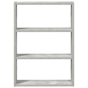 Ράφι τοίχου από σκυρόδεμα γκρι 43x9x60 cm Κατασκευασμένο ξύλο - Pakobazaar