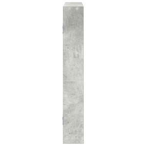 Ράφι τοίχου από σκυρόδεμα γκρι 43x9x60 cm Κατασκευασμένο ξύλο - Pakobazaar