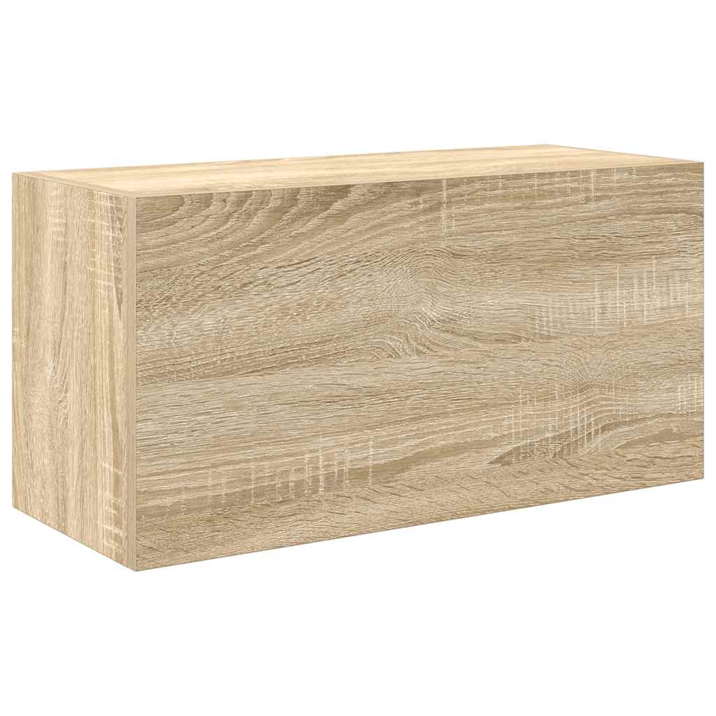 ντουλάπι τοίχου μπάνιου Δρυς sonoma 60x25x30 cm Μηχανική ξυλεία