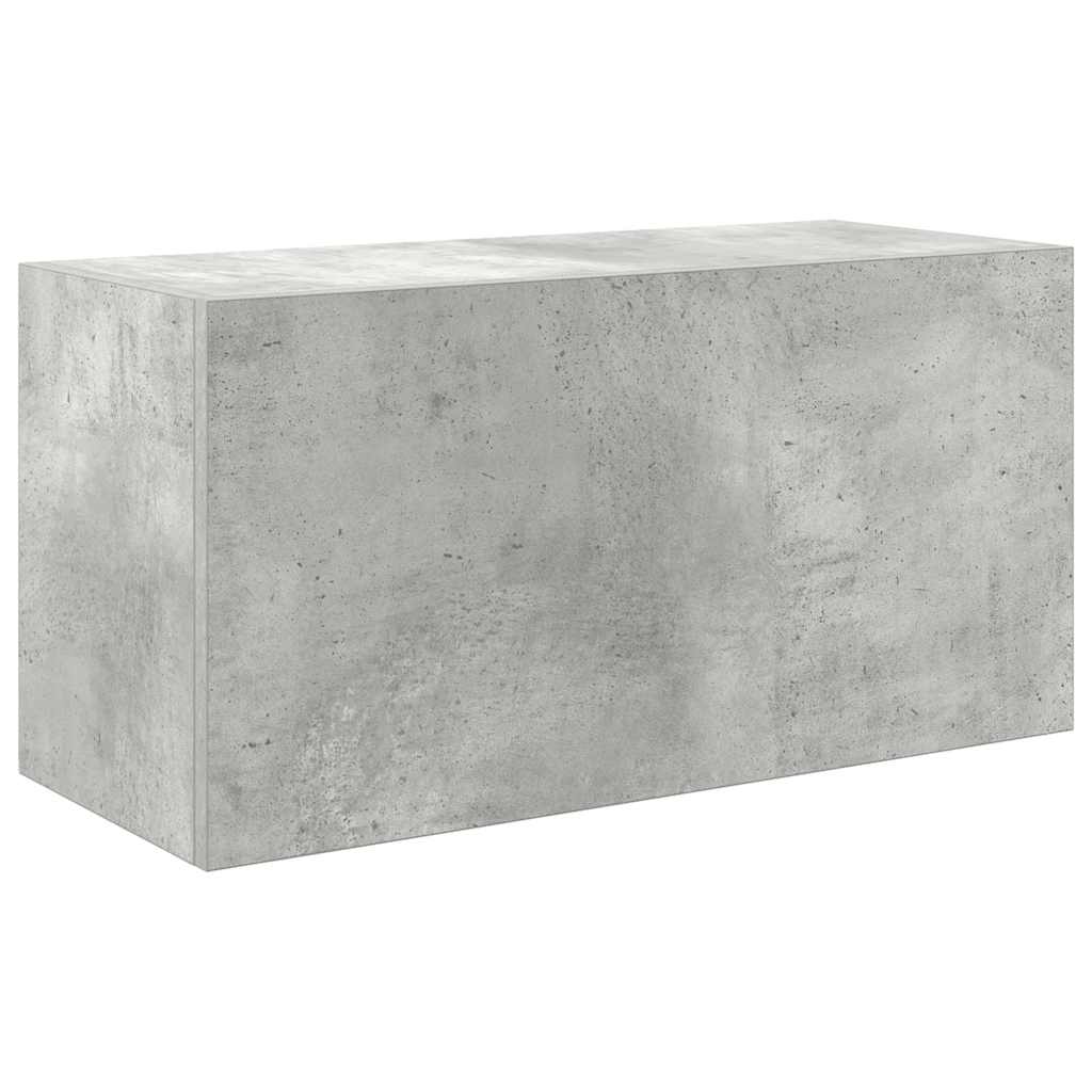 Ντουλάπι τοίχου μπάνιου Γκρι μπετόν 60x25x30 cm - Pakobazaar