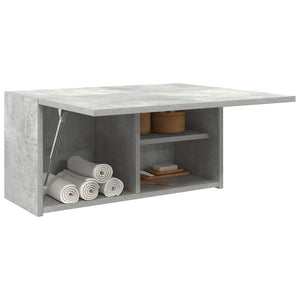 Ντουλάπι τοίχου μπάνιου Γκρι μπετόν 60x25x30 cm - Pakobazaar