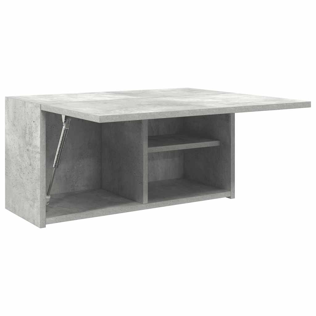 Ντουλάπι τοίχου μπάνιου Γκρι μπετόν 60x25x30 cm - Pakobazaar