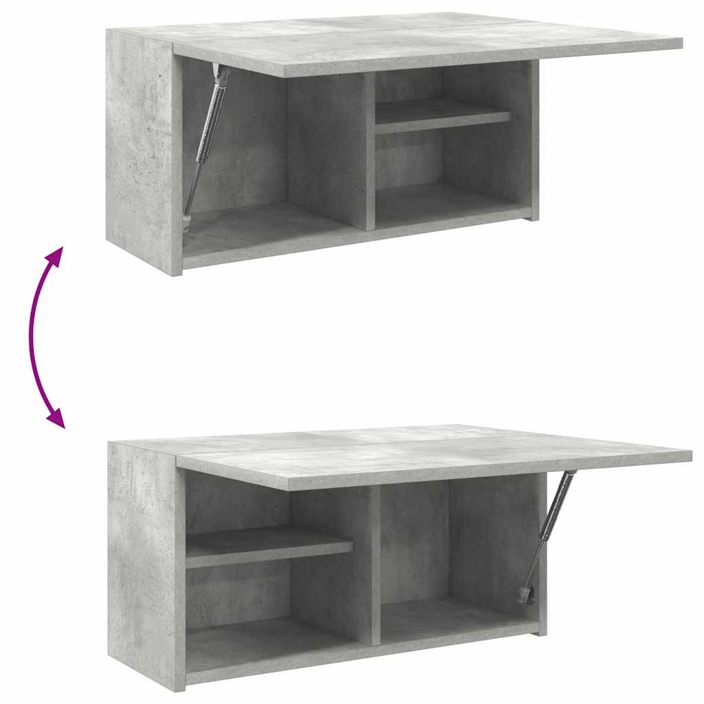 Ντουλάπι τοίχου μπάνιου Γκρι μπετόν 60x25x30 cm - Pakobazaar