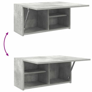 Ντουλάπι τοίχου μπάνιου Γκρι μπετόν 60x25x30 cm - Pakobazaar