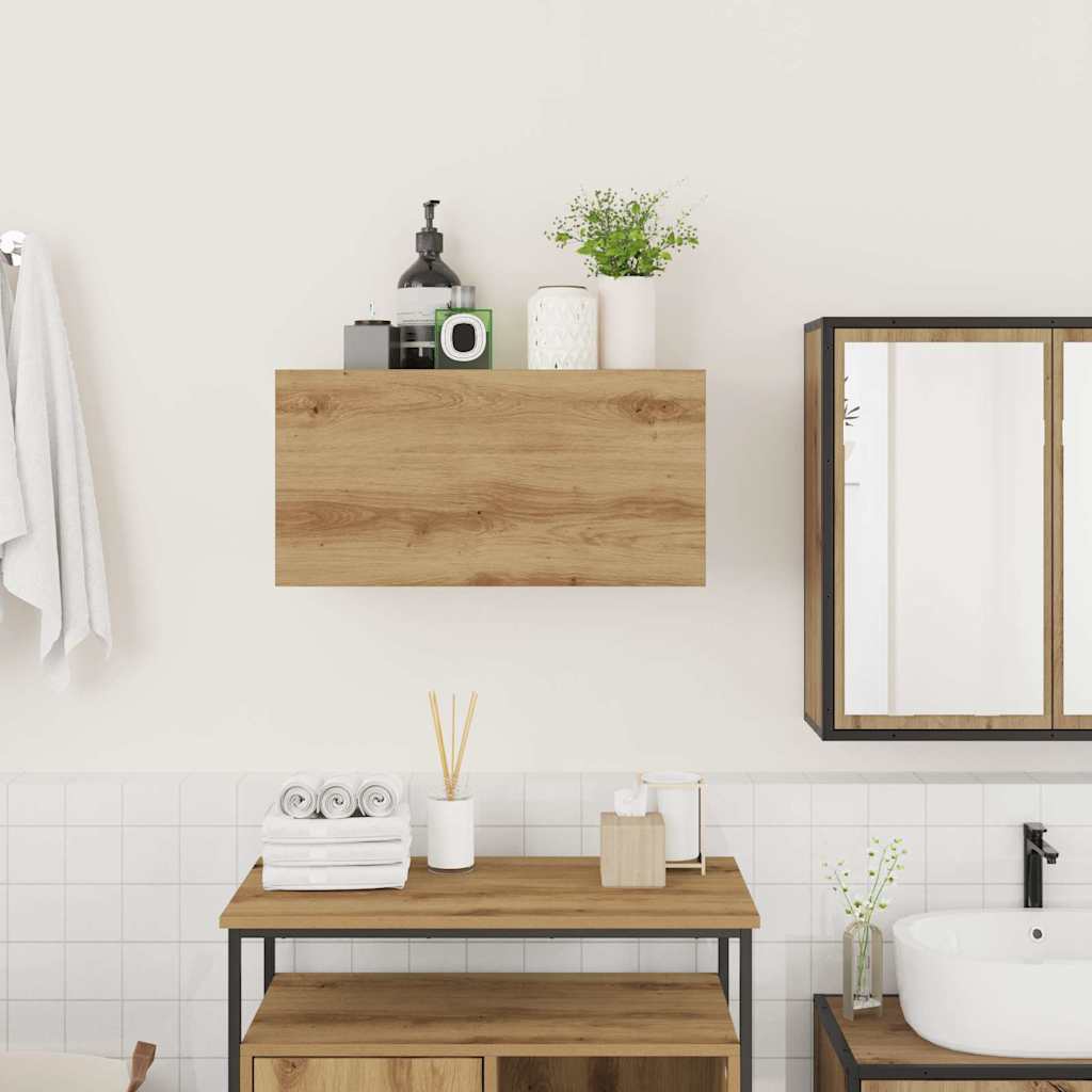 Ντουλάπι τοίχου μπάνιου Artisan Oak Κατασκευασμένο ξύλο