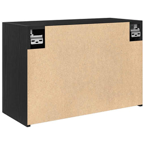 ντουλάπι τοίχου μπάνιου μαύρο 60x25x40 cm κατασκευασμένο ξύλο