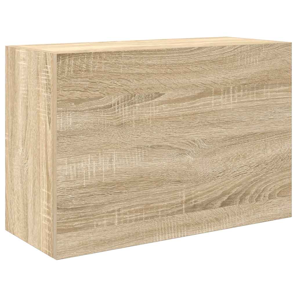 Ντουλάπι τοίχου μπάνιου Sonoma Oak 60x25x40 cm Ξύλινη κατασκευή - Pakobazaar