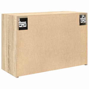 Ντουλάπι τοίχου μπάνιου Sonoma Oak 60x25x40 cm Ξύλινη κατασκευή - Pakobazaar