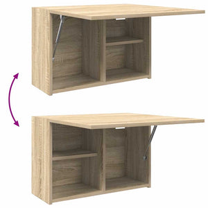 Ντουλάπι τοίχου μπάνιου Sonoma Oak 60x25x40 cm Ξύλινη κατασκευή - Pakobazaar