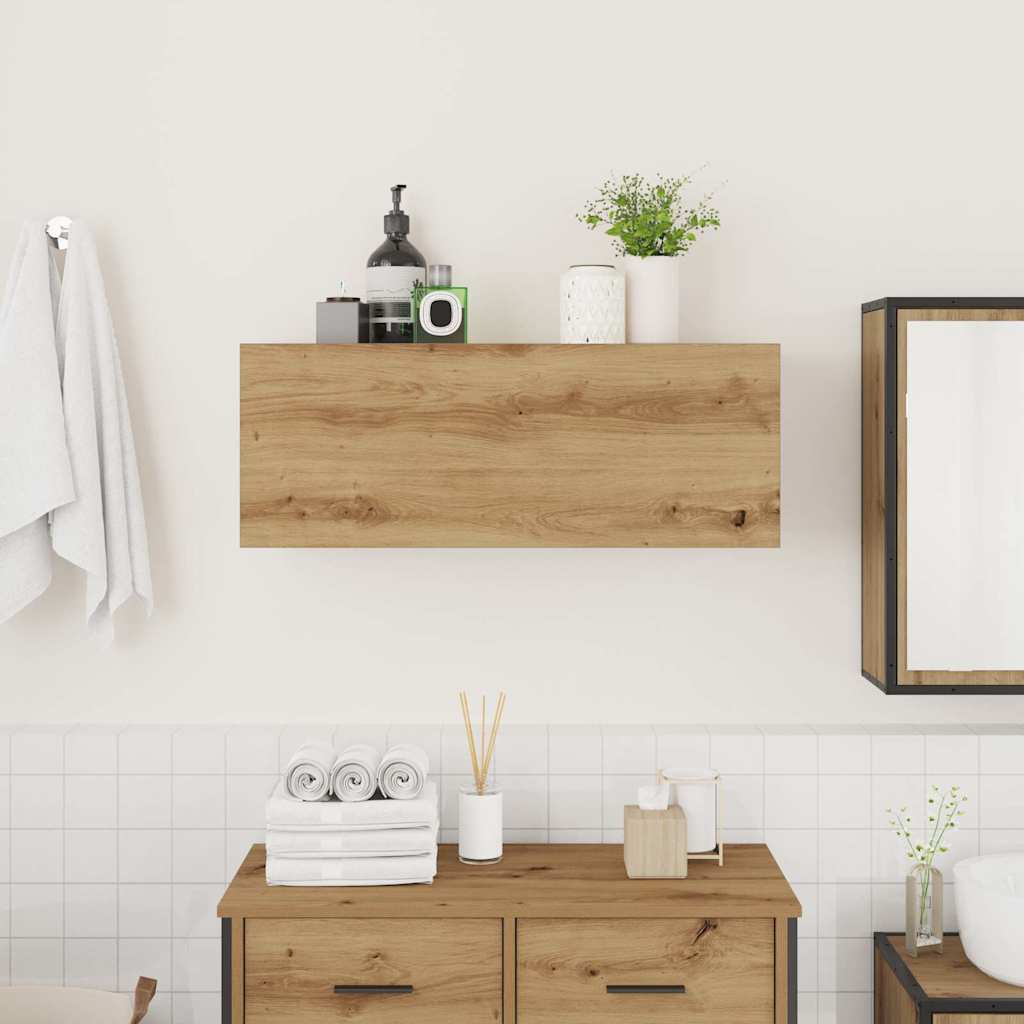 Ντουλάπι τοίχου μπάνιου Artisan Oak Κατασκευασμένο ξύλο - Pakobazaar