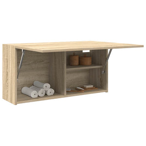 Ντουλάπι τοίχου μπάνιου Sonoma Oak 80x25x40 cm - Pakobazaar