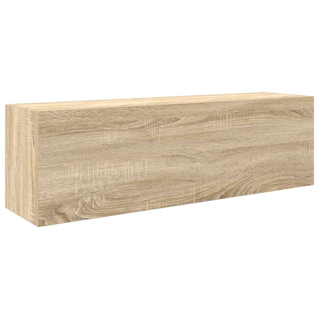 Ντουλάπι τοίχου μπάνιου Sonoma Oak 100x25x30 cm