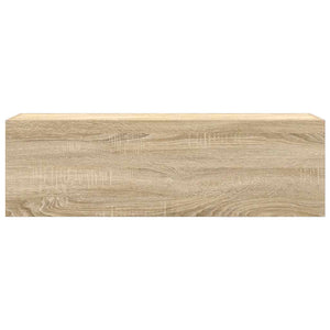 Ντουλάπι τοίχου μπάνιου Sonoma Oak 100x25x30 cm