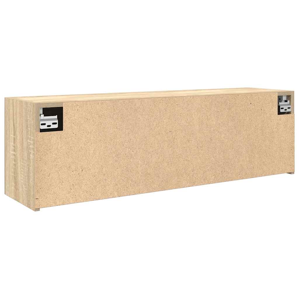 Ντουλάπι τοίχου μπάνιου Sonoma Oak 100x25x30 cm