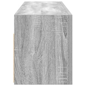 Ντουλάπι τοίχου μπάνιου Γκρι Sonoma 100x25x30 cm