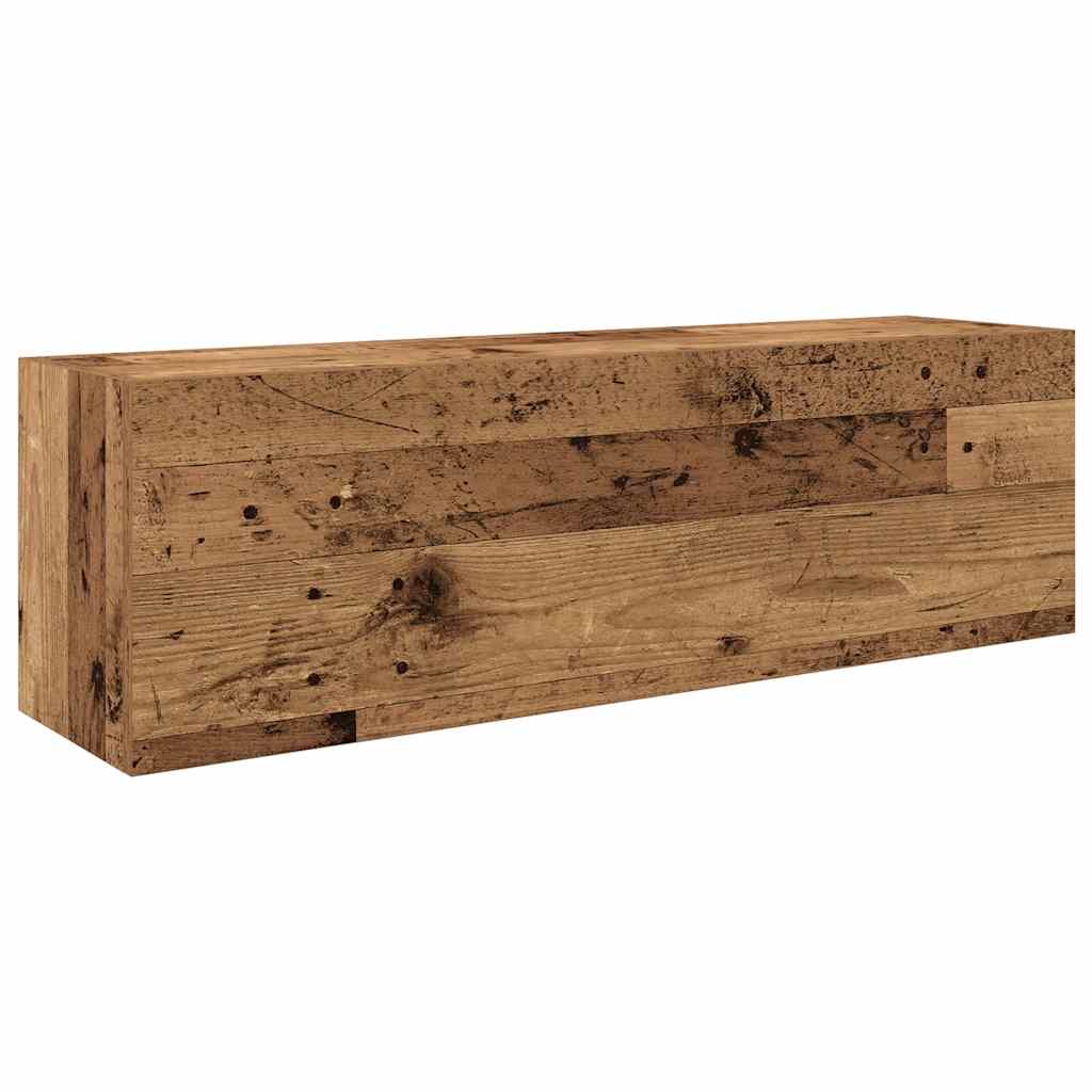 Ντουλάπι τοίχου μπάνιου Παλιό ξύλο 100x25x30 cm - Pakobazaar