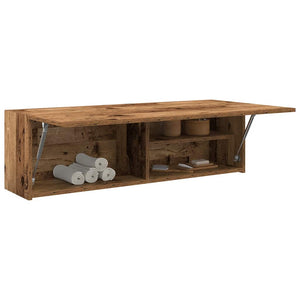 Ντουλάπι τοίχου μπάνιου Παλιό ξύλο 100x25x30 cm - Pakobazaar