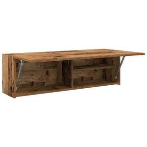 Ντουλάπι τοίχου μπάνιου Παλιό ξύλο 100x25x30 cm - Pakobazaar