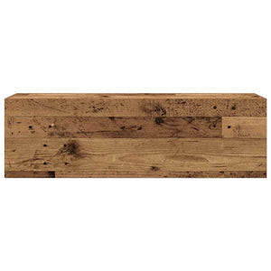 Ντουλάπι τοίχου μπάνιου Παλιό ξύλο 100x25x30 cm - Pakobazaar