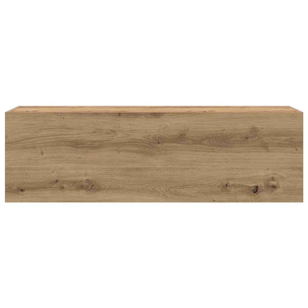 Ντουλάπι τοίχου μπάνιου Artisan Oak 100x25x30 cm - Pakobazaar