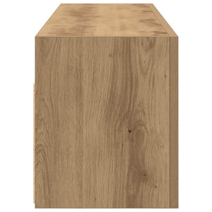 Ντουλάπι τοίχου μπάνιου Artisan Oak 100x25x30 cm - Pakobazaar