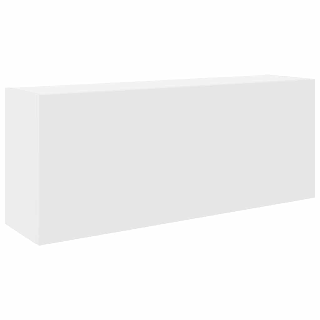 ντουλάπι τοίχου μπάνιου λευκό 100x25x40 cm κατασκευασμένο ξύλο