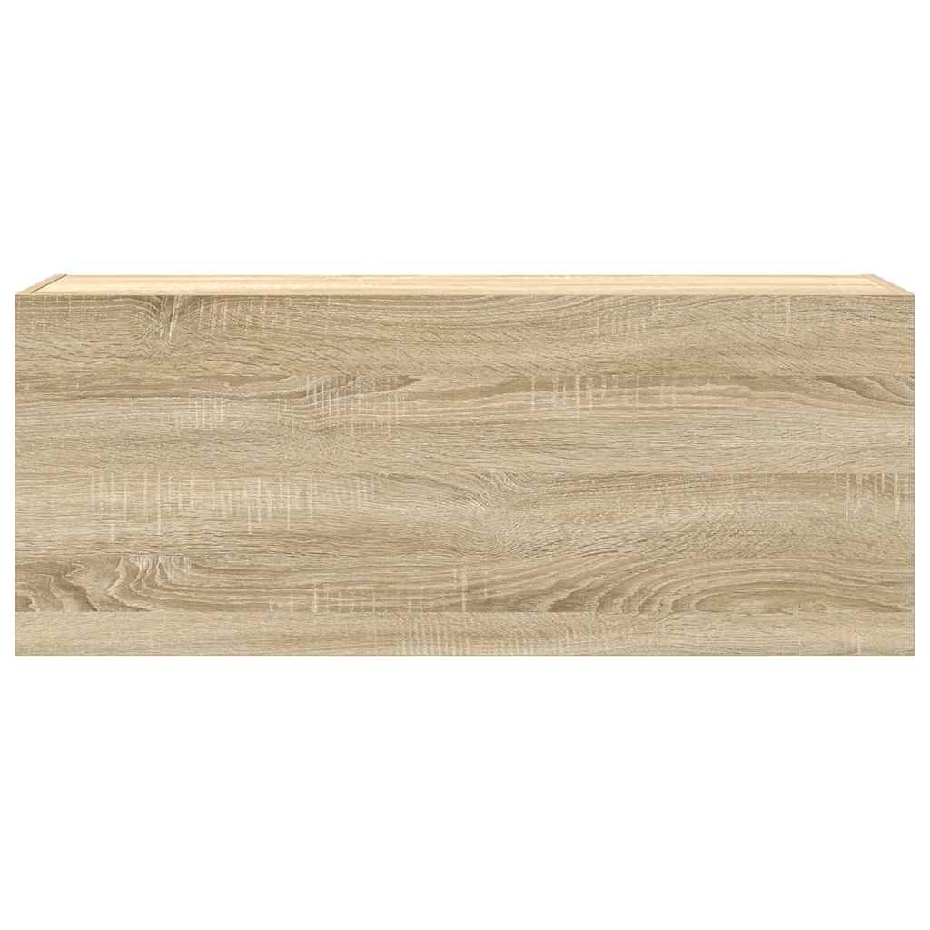 Ντουλάπι τοίχου μπάνιου Sonoma Oak 100x25x40 cm - Pakobazaar