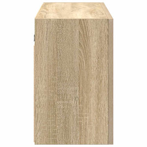 Ντουλάπι τοίχου μπάνιου Sonoma Oak 100x25x40 cm - Pakobazaar