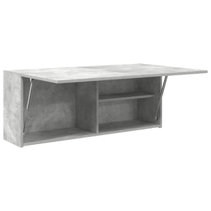 Ντουλάπι τοίχου μπάνιου Μπετόν Γκρι 100x25x40 cm - Pakobazaar