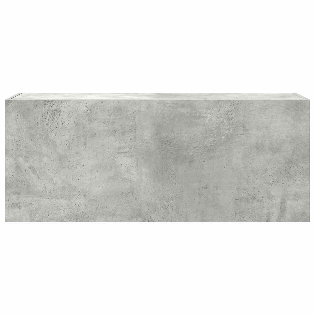 Ντουλάπι τοίχου μπάνιου Μπετόν Γκρι 100x25x40 cm - Pakobazaar