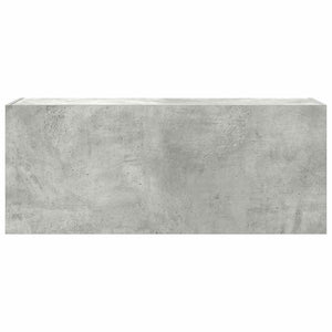 Ντουλάπι τοίχου μπάνιου Μπετόν Γκρι 100x25x40 cm - Pakobazaar