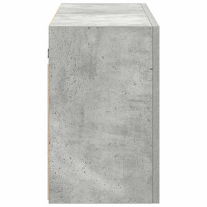 Ντουλάπι τοίχου μπάνιου Μπετόν Γκρι 100x25x40 cm - Pakobazaar